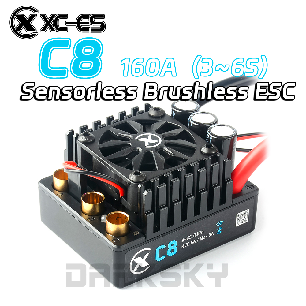 Drone Battery 6S - XC-ESC C8 160A 브러시리스 ESC 3-6S