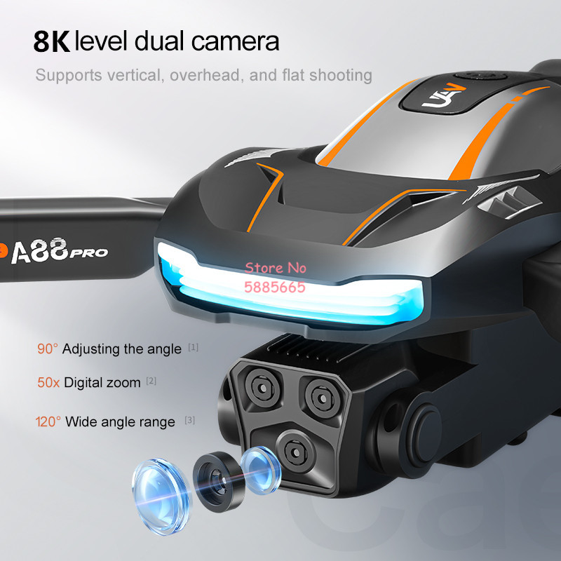 8K 항공 촬영 광학 흐름 위치 지정 FPV RC 드론 - Drone Battery Case 리뷰 및 가격