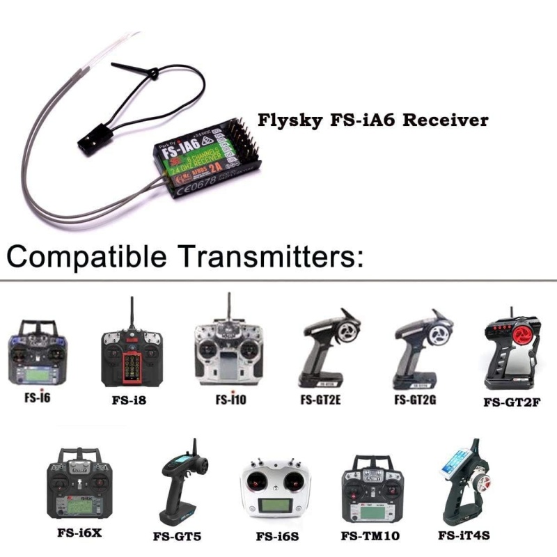 플라이스카이 FS-IA6 수신기 6채널 듀얼 안테나 i - Drone Battery Plate 리뷰 및 가격