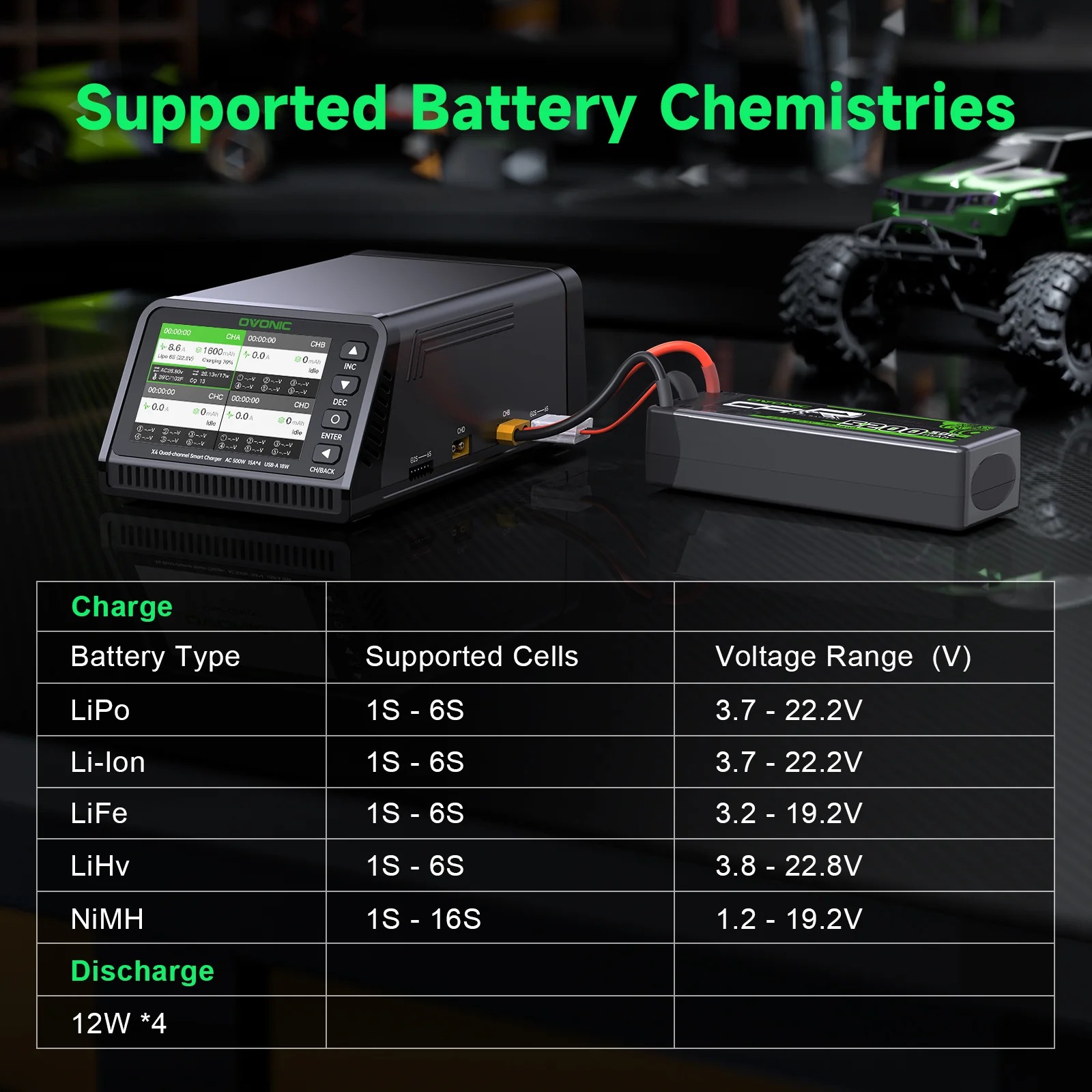 오보닉 X4 AC500W 4채널 스마트 리포 배터리 충 - Drone Battery Smart 리뷰 및 가격