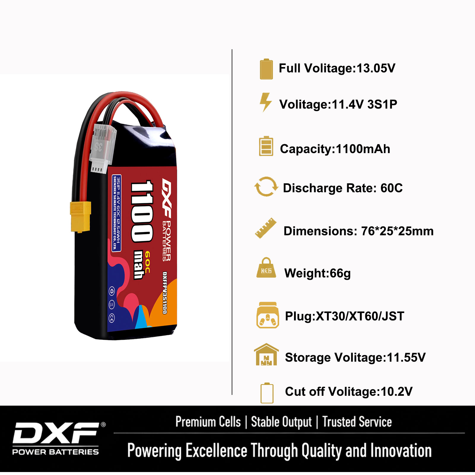 DXF 리포 3S 배터리 11.4V 1700mAh 15 - Drone Battery 3S 리뷰 및 가격