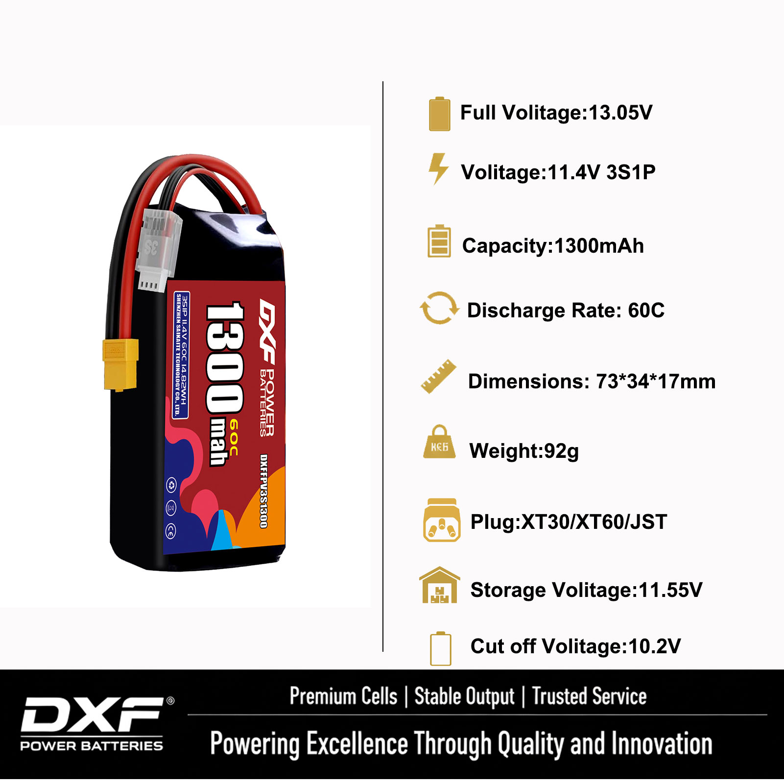 DXF 리포 3S 배터리 11.4V 1700mAh 15 - Drone Battery 3S 리뷰 및 가격